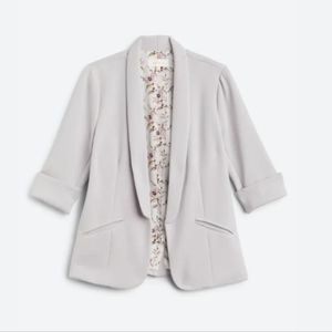 SKIES ARE BLUE Hannah Modal Scuba Blazer